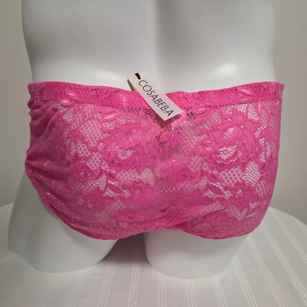 Cosabella Men Luxury Italian Floral Lace Comfort Micro Brief Designer Underwear